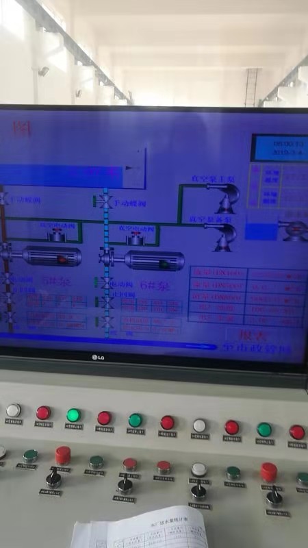 2019年3月4日自来水厂日流量、水压计量图